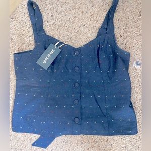 ModCloth denim tank top - NWT size L